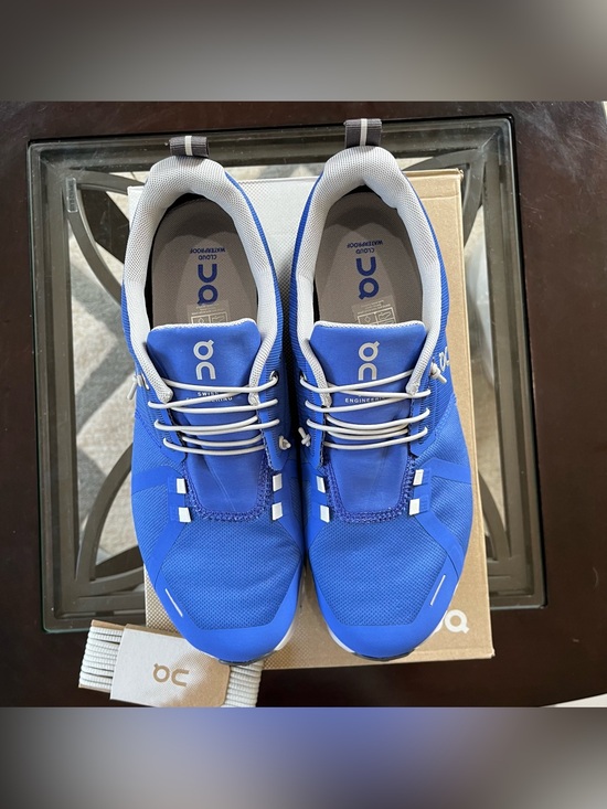 On Cloud 5 Waterproof Men’s Running Sneakers Low Top Cobalt/Glacier 59.98345 main image 7